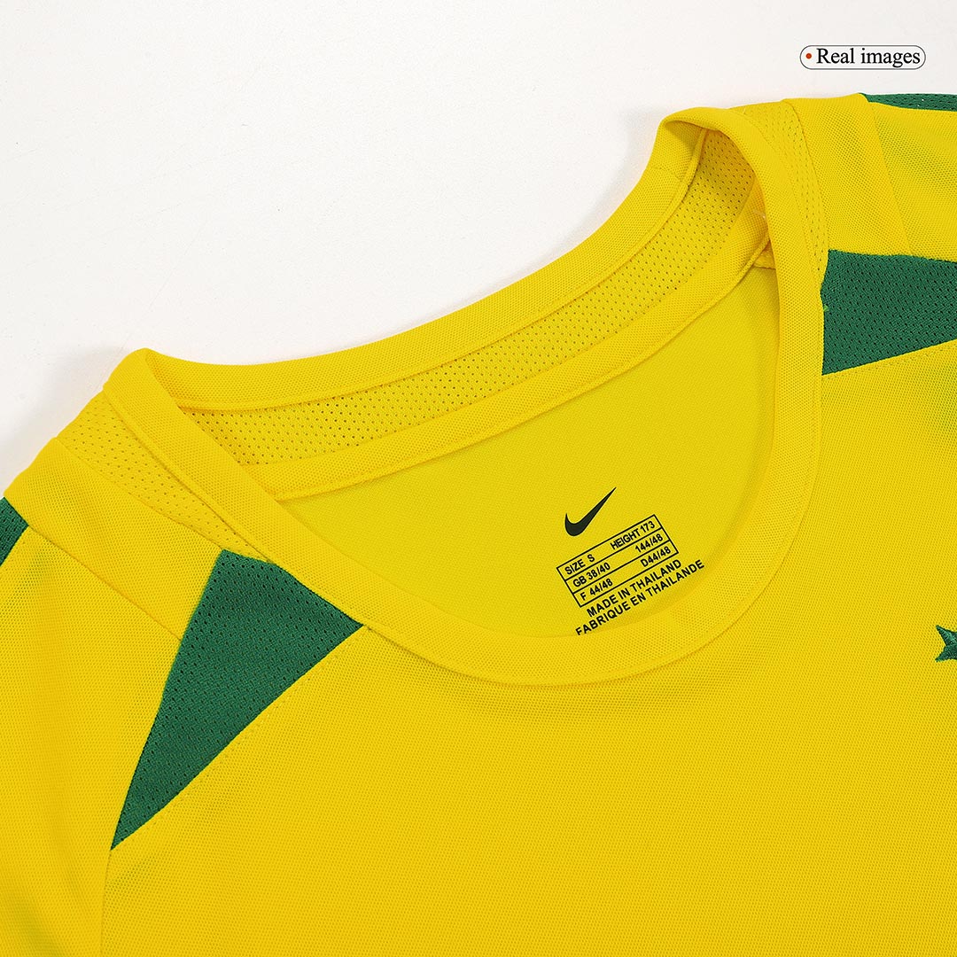 Retro CAFU #2 2002/03 Brazil Home Football Shirt