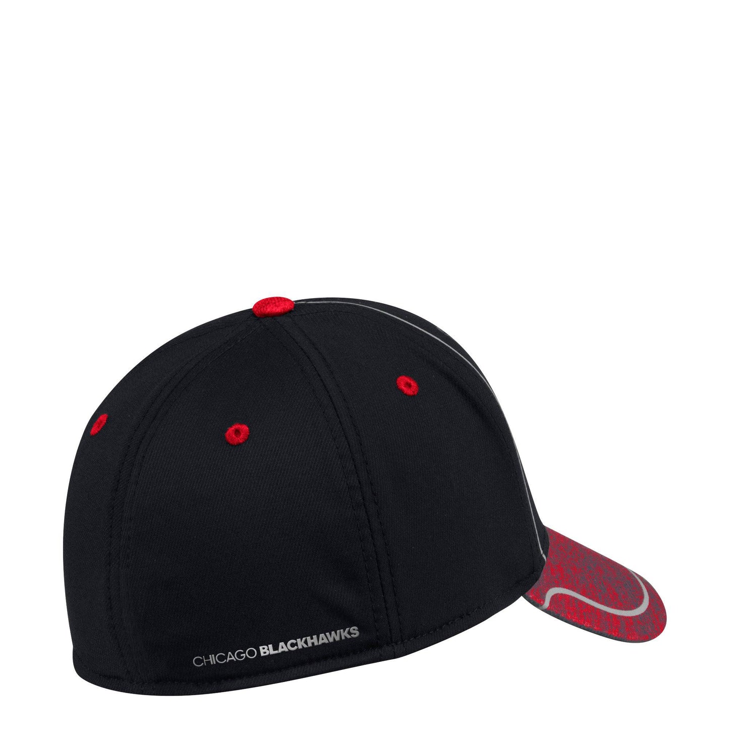 Men's Chicago Blackhawks Authentic Collection Alpha Structured Flex Fit Hat By Adidas