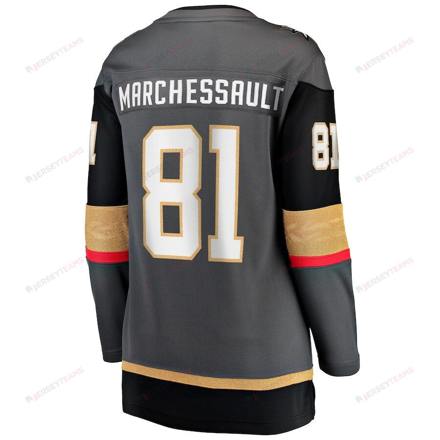 Jonathan Marchessault 81 Vegas Golden Knights Women's 2023 Stanley Cup Champions Alternate Breakaway Jersey - Black