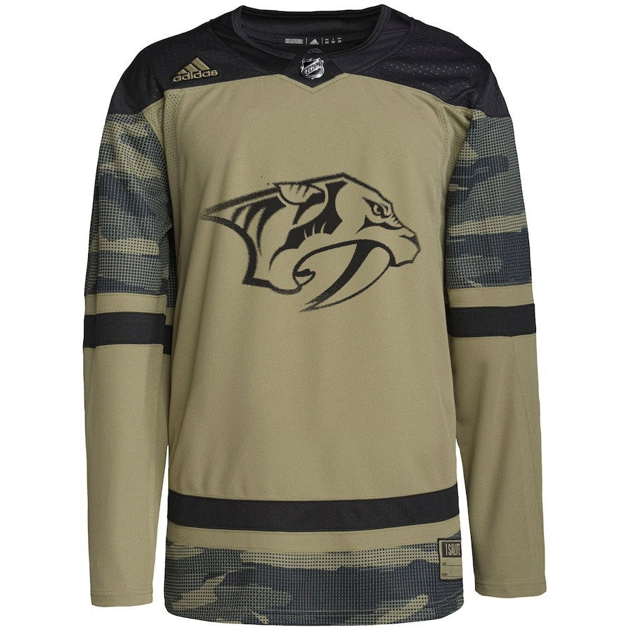 Nashville Predators Military Appreciation Team Practice Men Jersey - Camo