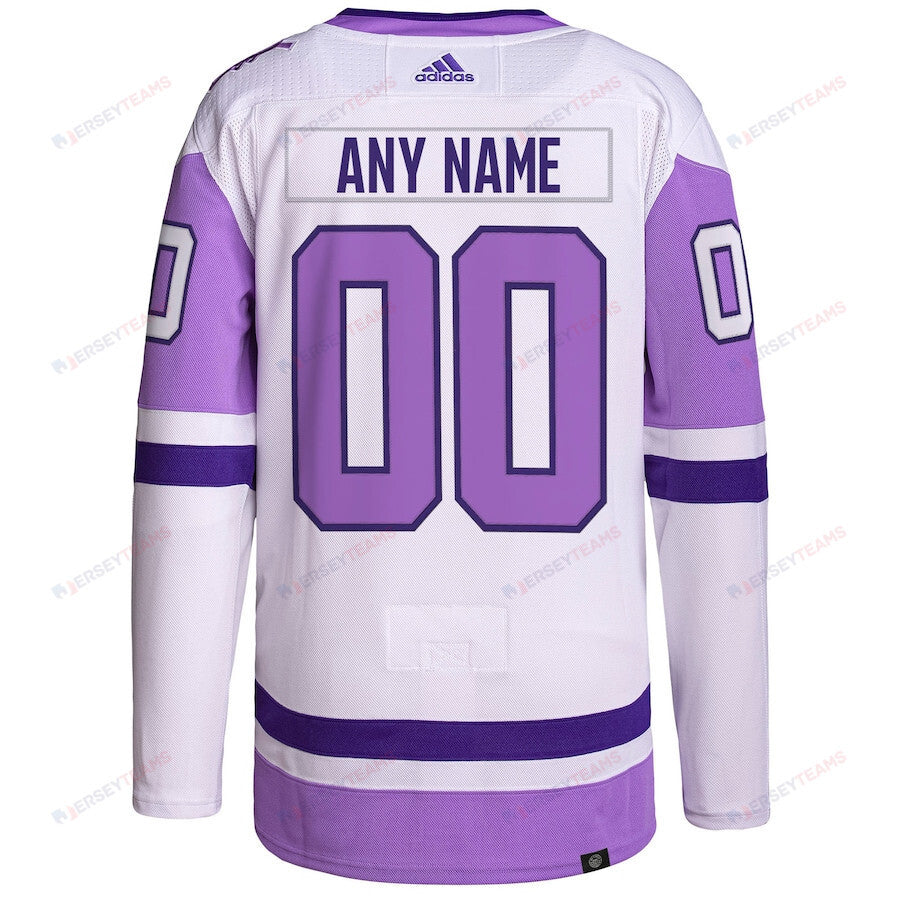 St. Louis Blues Hockey Fights Cancer Primegreen Custom Men Jersey - White/Purple