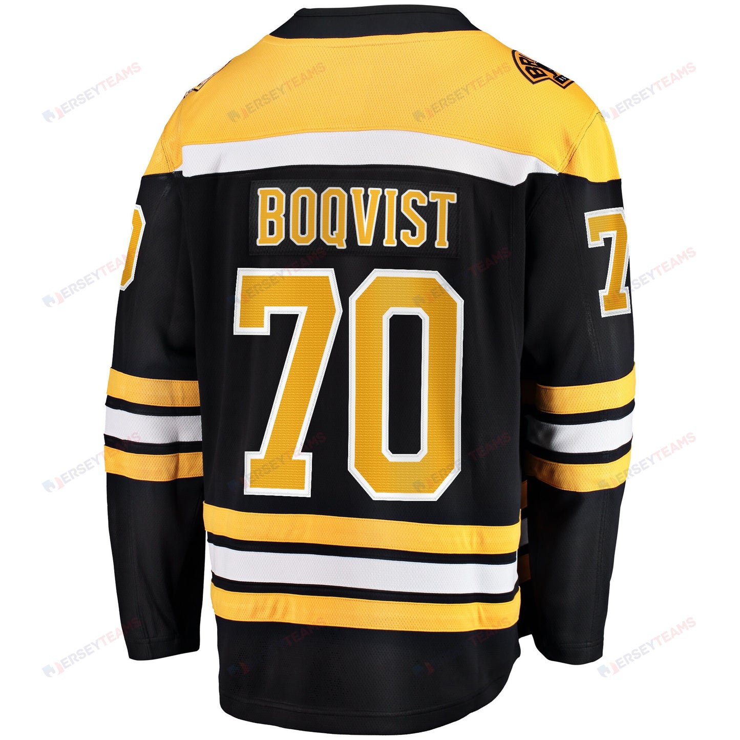 Jesper Boqvist 70 Boston Bruins Breakaway Home Jersey - Men, Black