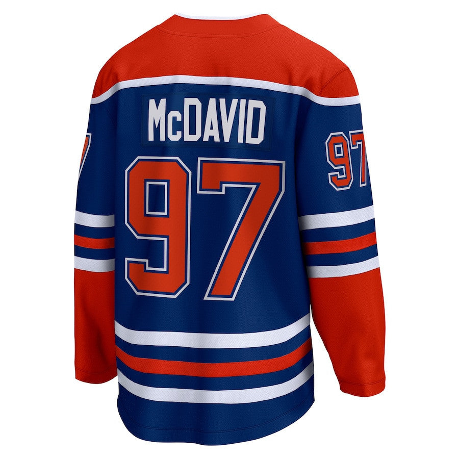 Connor McDavid 97 Edmonton Oilers Home Breakaway Jersey - Men