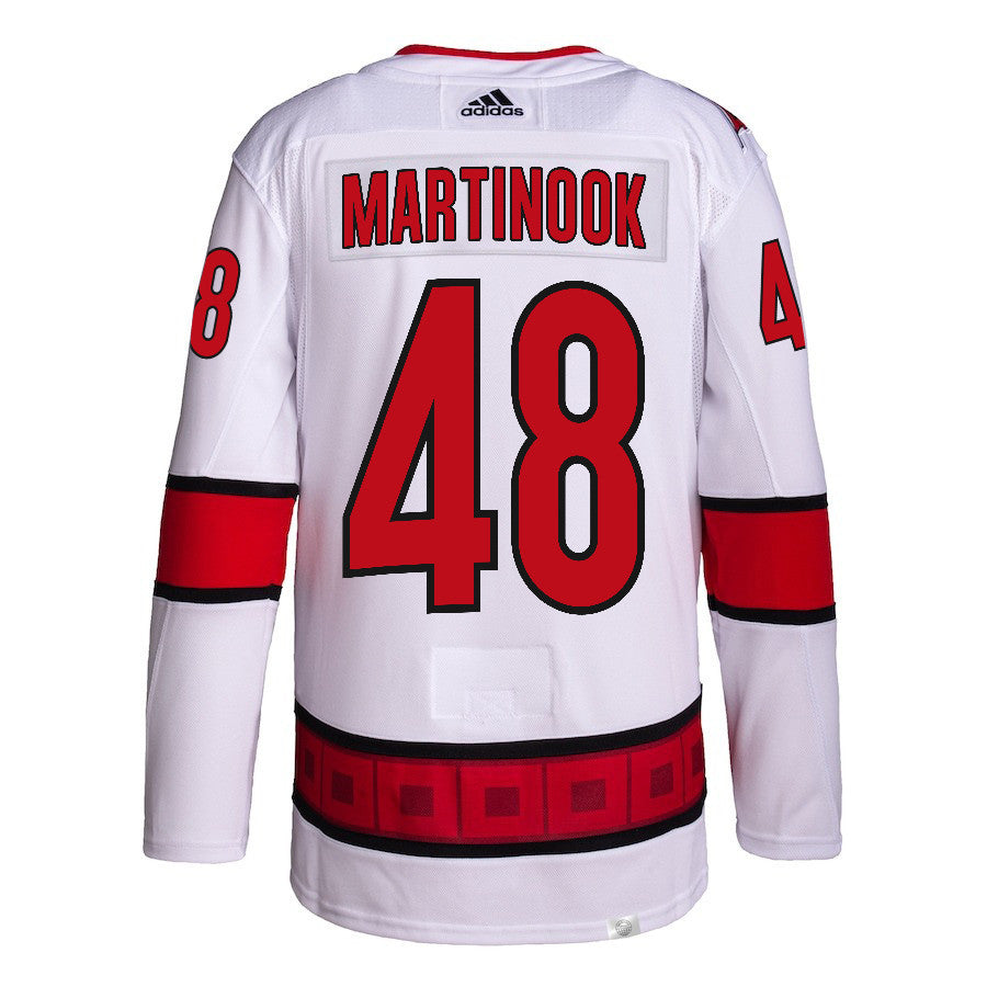 Jordan Martinook 48 Carolina Hurricanes Away Primegreen Jersey - Men, White