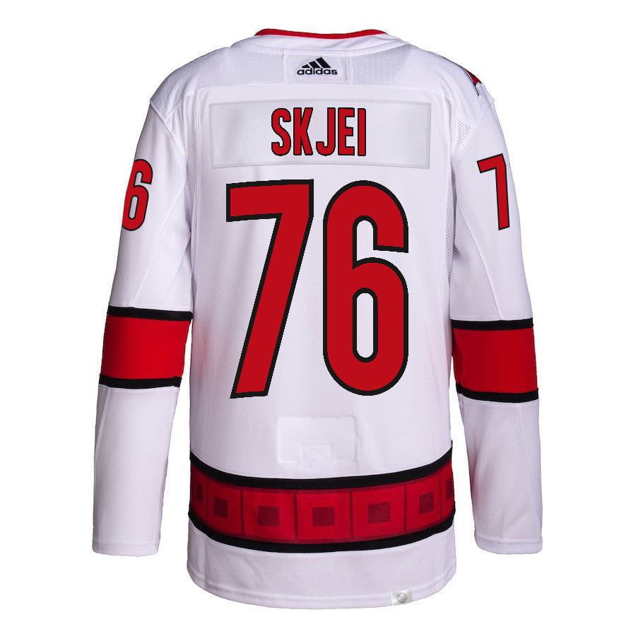 Brady Skjei 76 Carolina Hurricanes Away Primegreen Jersey - Men, White