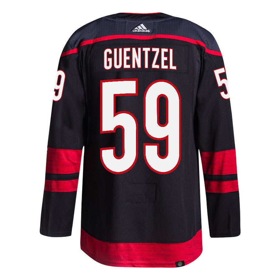 Jake Guentzel 59 Carolina Hurricanes 2024 NHL Playoffs Patch Home Jersey - Men, Black