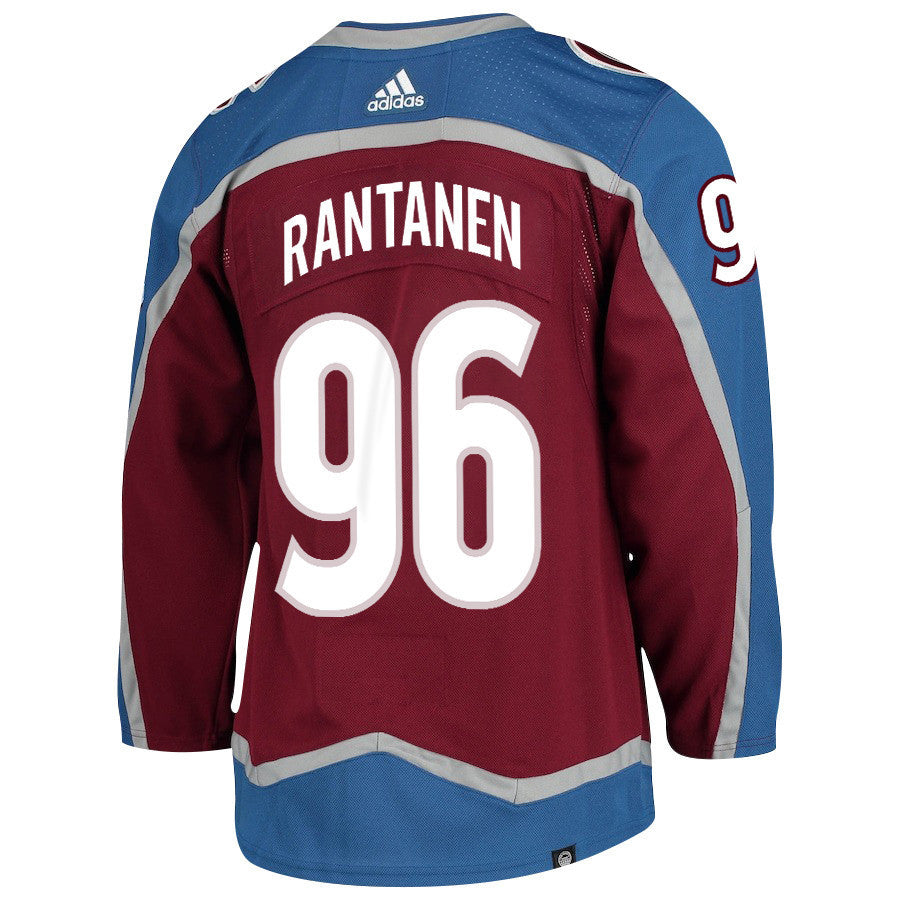 Mikko Rantanen 96 Colorado Avalanche 2024 NHL Playoffs Patch Home Jersey - Men