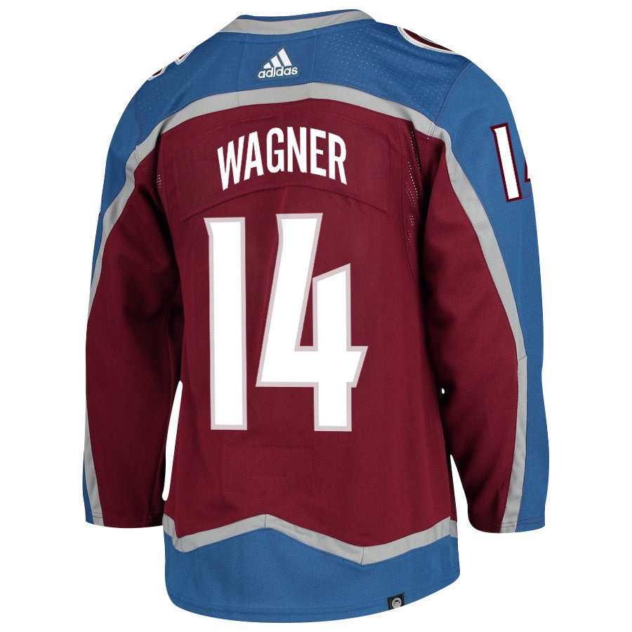 Chris Wagner 14 Colorado Avalanche 2024 NHL Playoffs Patch Home Jersey - Men