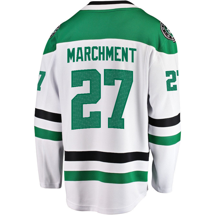 Mason Marchment 27 Dallas Stars 2024 NHL Playoffs Patch Away Breakaway Jersey - Men