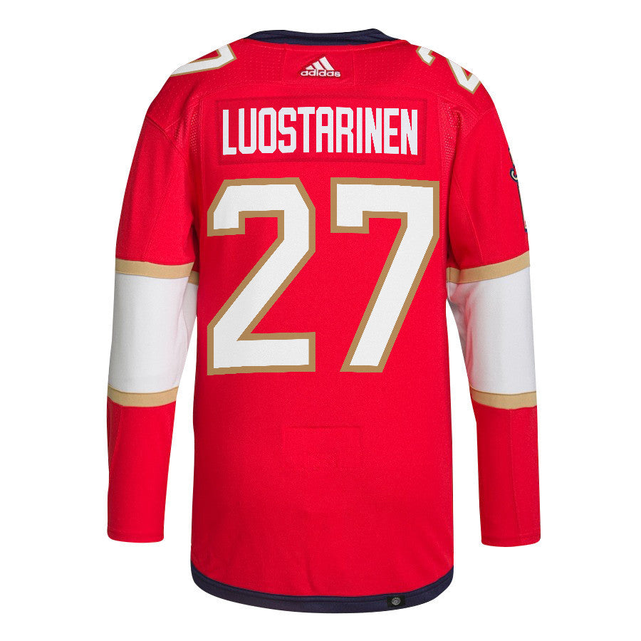 Eetu Luostarinen 27 Florida Panthers 2024 STANLEY CUP Final Home Breakaway Jersey - Men, Red