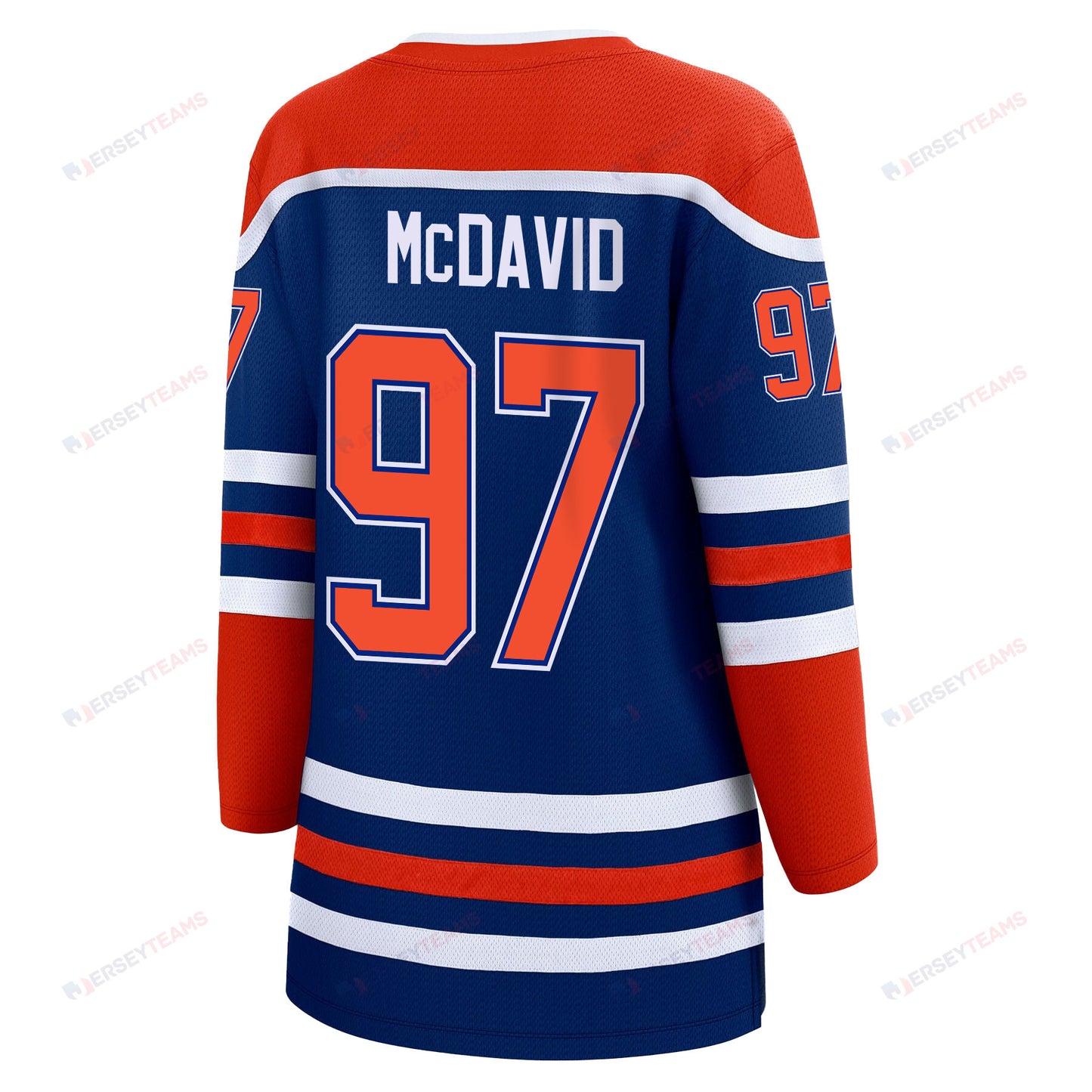 Connor McDavid 97 Edmonton Oilers 2024 STANLEY CUP Final Women's Home Jersey - Royal