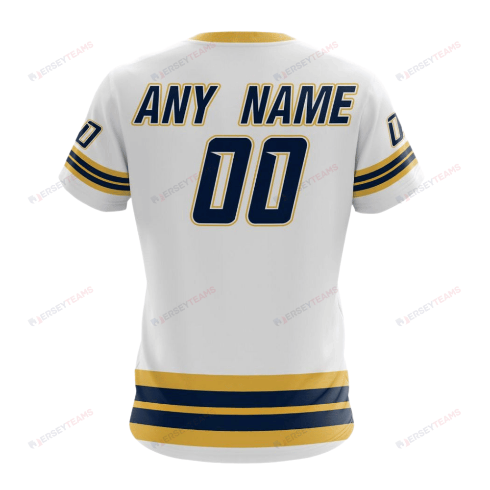 Nashville Predators Special Whiteout Design Custom AOP T-Shirt - White