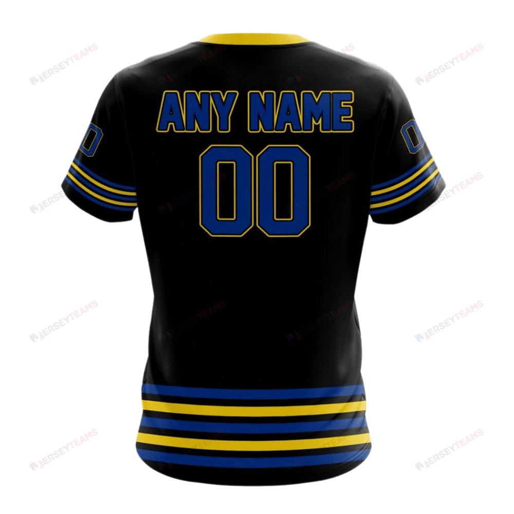 St. Louis Blues Special Blackout Design Custom AOP T-Shirt - Black
