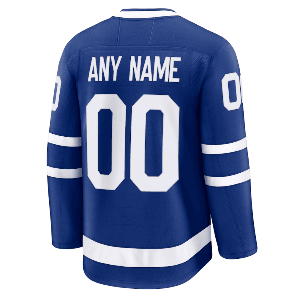 Toronto Maple Leafs 2025 NHL Playoffs Patch Home Men Custom Jersey - Blue