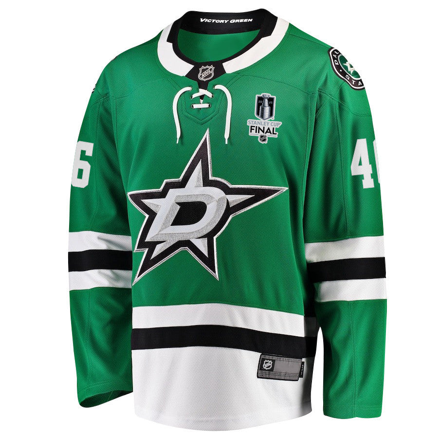 Ilya Lyubushkin 46 Dallas Stars 2025 STANLEY CUP Final Patch Home Men Jersey - Black