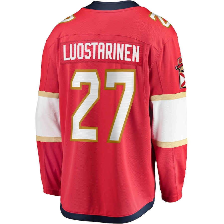 Eetu Luostarinen 27 Florida Panthers 2025 Breakaway Player Men Jersey - Red