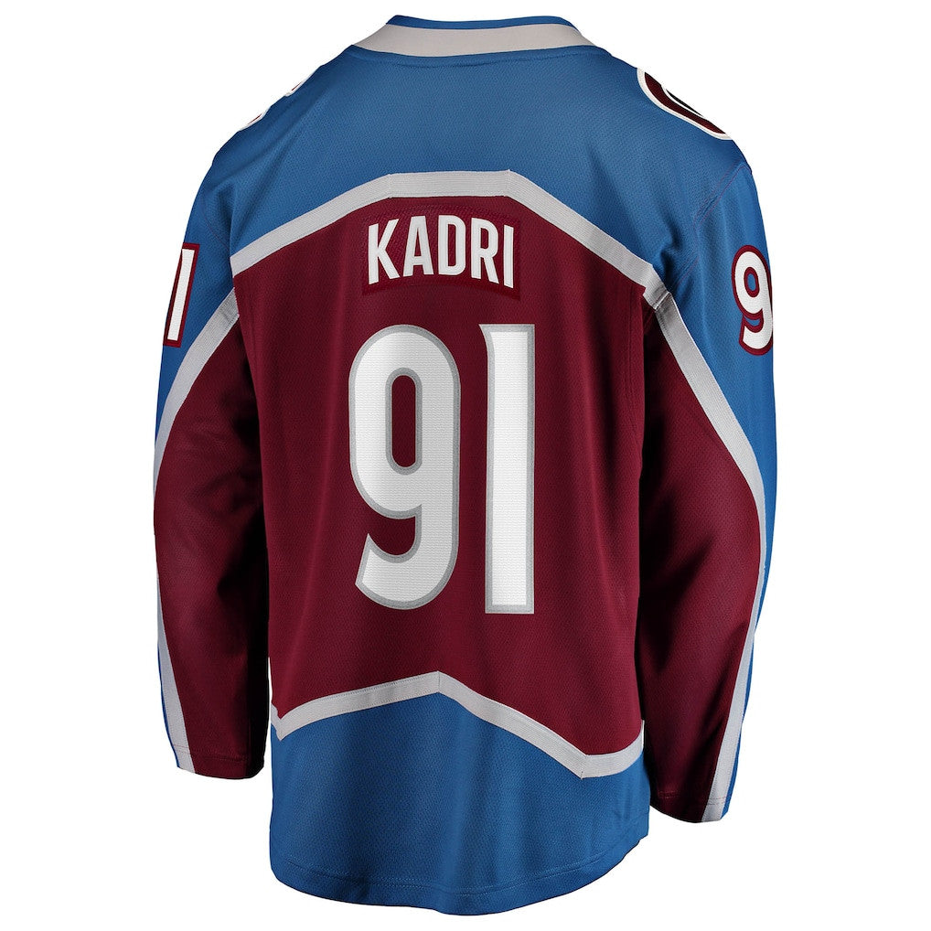 Nazem Kadri 91 Colorado Avalanche Home Breakaway Men Jersey - Burgundy