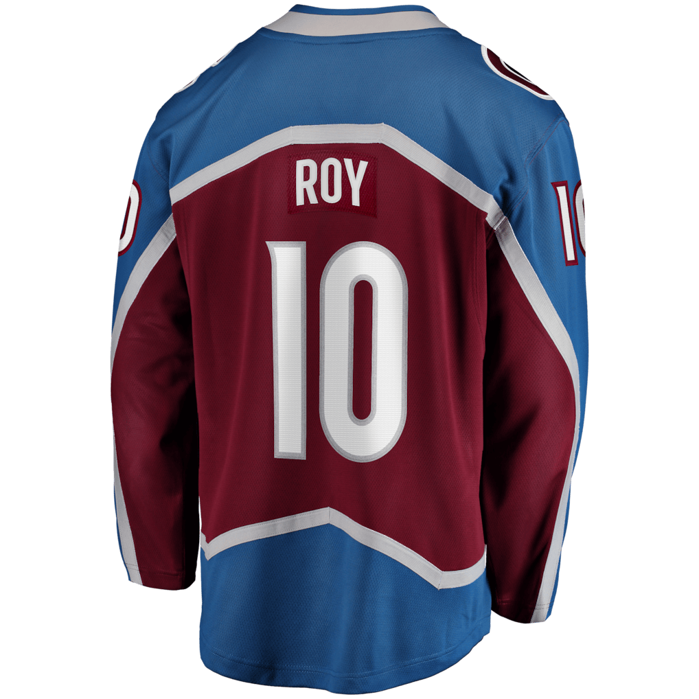 Nicolas Roy 10 Colorado Avalanche Home Breakaway Men Jersey - Burgundy