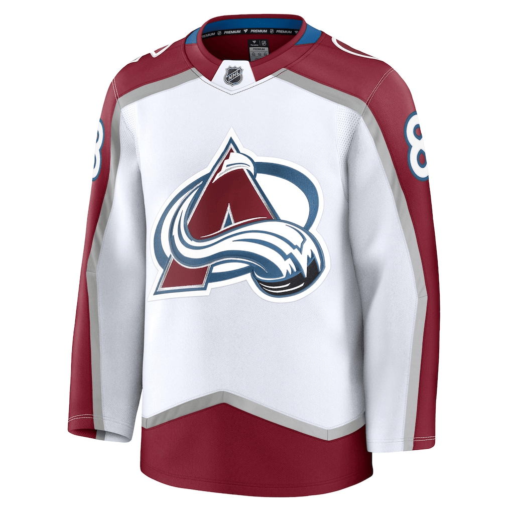 Nathan MacKinnon 29 Colorado Avalanche Away Men Jersey - White
