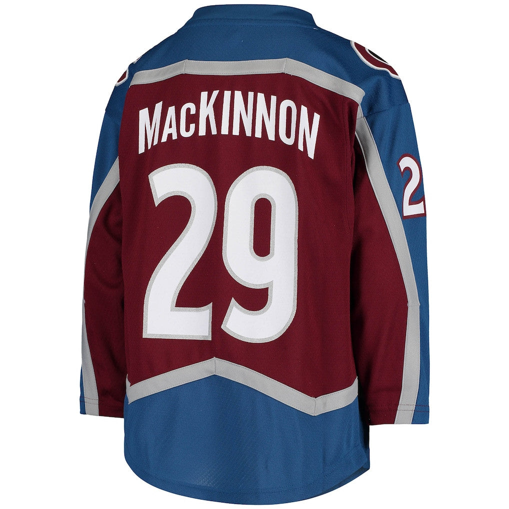 Nathan MacKinnon 29 Colorado Avalanche Youth Home Player Jersey - Burgundy