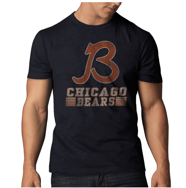 Men's Chicago Bears “Big B” Logo Scrum Tee By '47 Brand