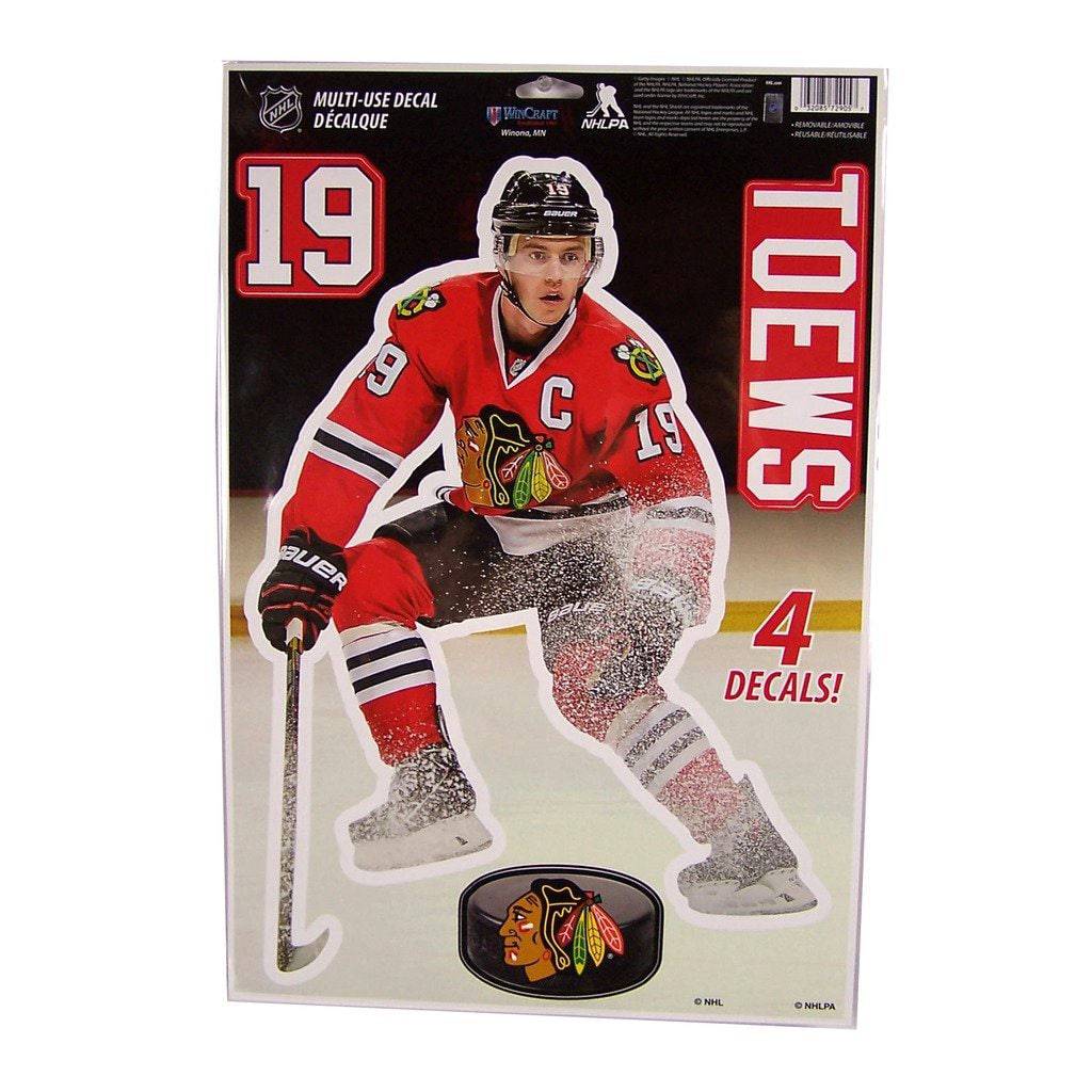 Jonathan Toews NHL Chicago Blackhawks Multi-Use Decal, 11" x 17"