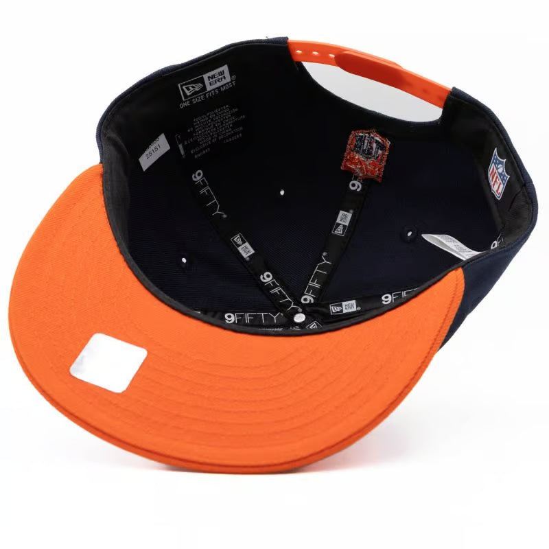 Chicago Bears New Era 2 Tone Navy Orange Monsters Of The Midway Adjustable Snapback Hat