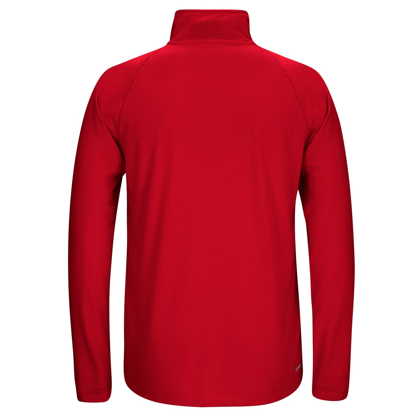 Mens Chicago Blackhawks Red Long Sleeve 1/4 Zip Ultimate Tee By Adidas