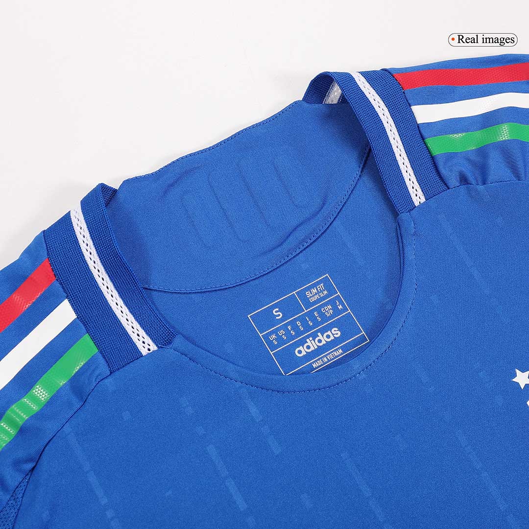 Player Version CHIESA #14 Italy Home Football Shirt Euro 2024