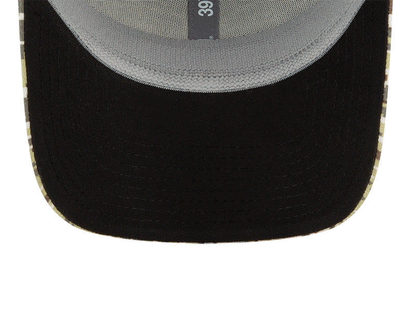 Men's Los Angeles Chargers New Era Black 2021 Salute to Service Primary Logo 39THIRTY Flex Hat