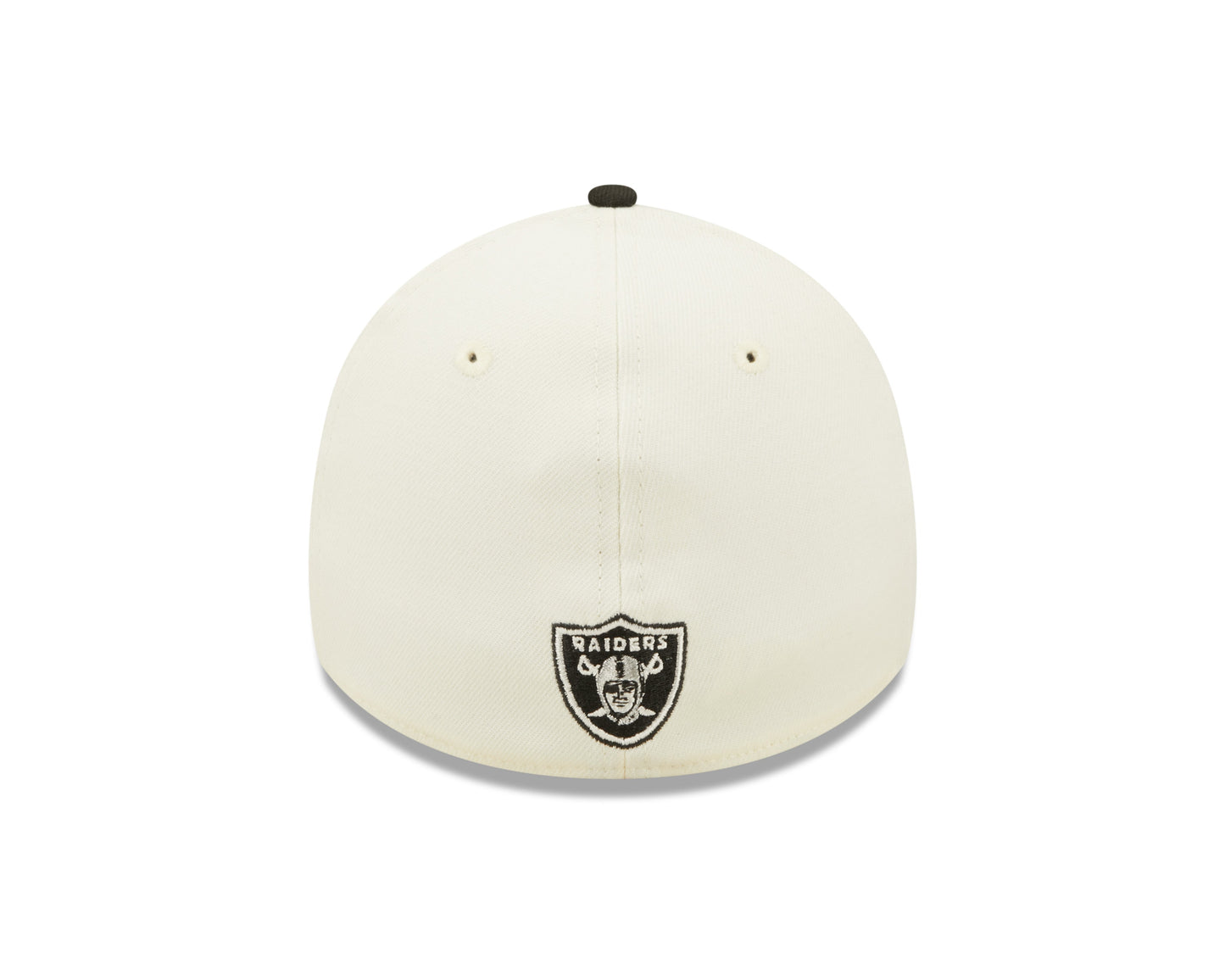 Men's Las Vegas Raiders New Era Cream/Black 2022 Sideline 39THIRTY Flex Hat
