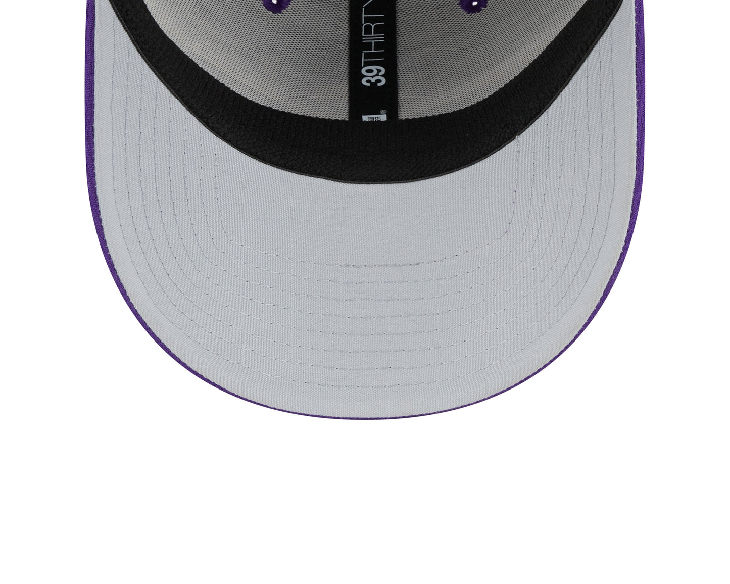 Men's Minnesota Vikings New Era NFL 2023 Training Camp Purple Primary Logo 39THIRTY Flex Fit Hat