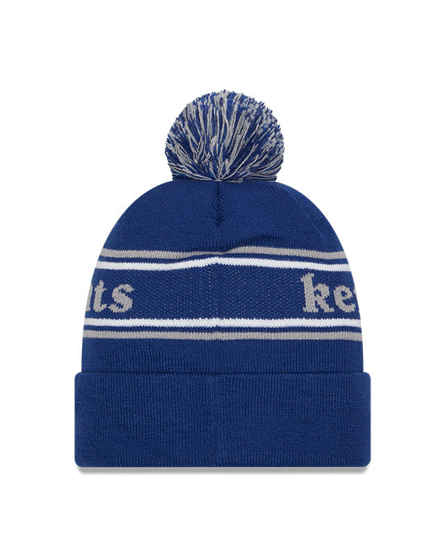 Kentucky Wildcats Blue New Era Marquee Cuffed Knit Hat with Pom