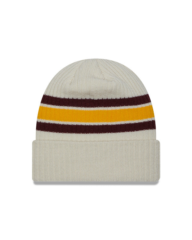 Men's Arizona State Sun Devils New Era Off White Vintage Cuffed Knit Hat