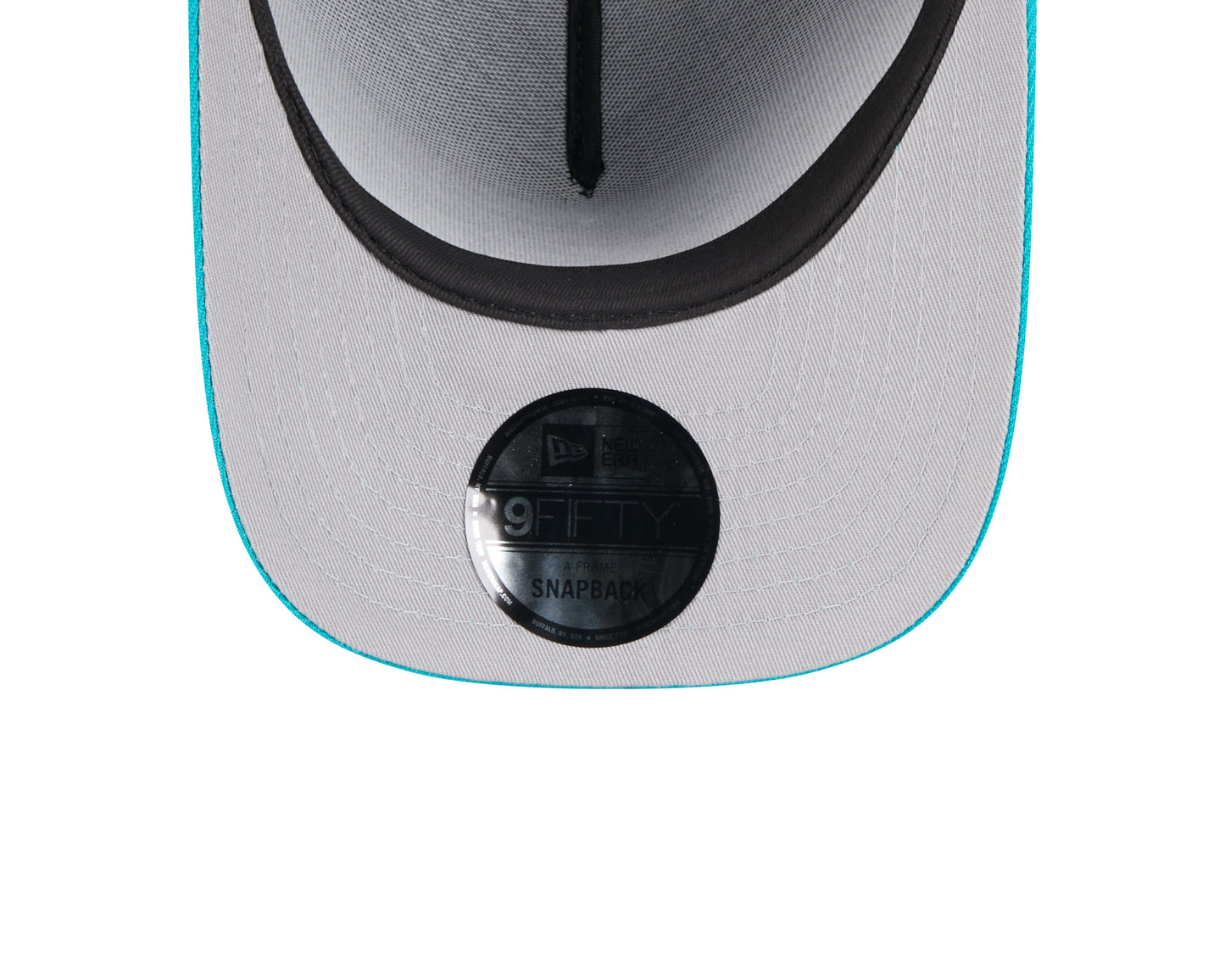 Men's Miami Dolphins New Era 2025 NFL Draft Black A-Frame 9FIFTY Snapback Adjustable Hat