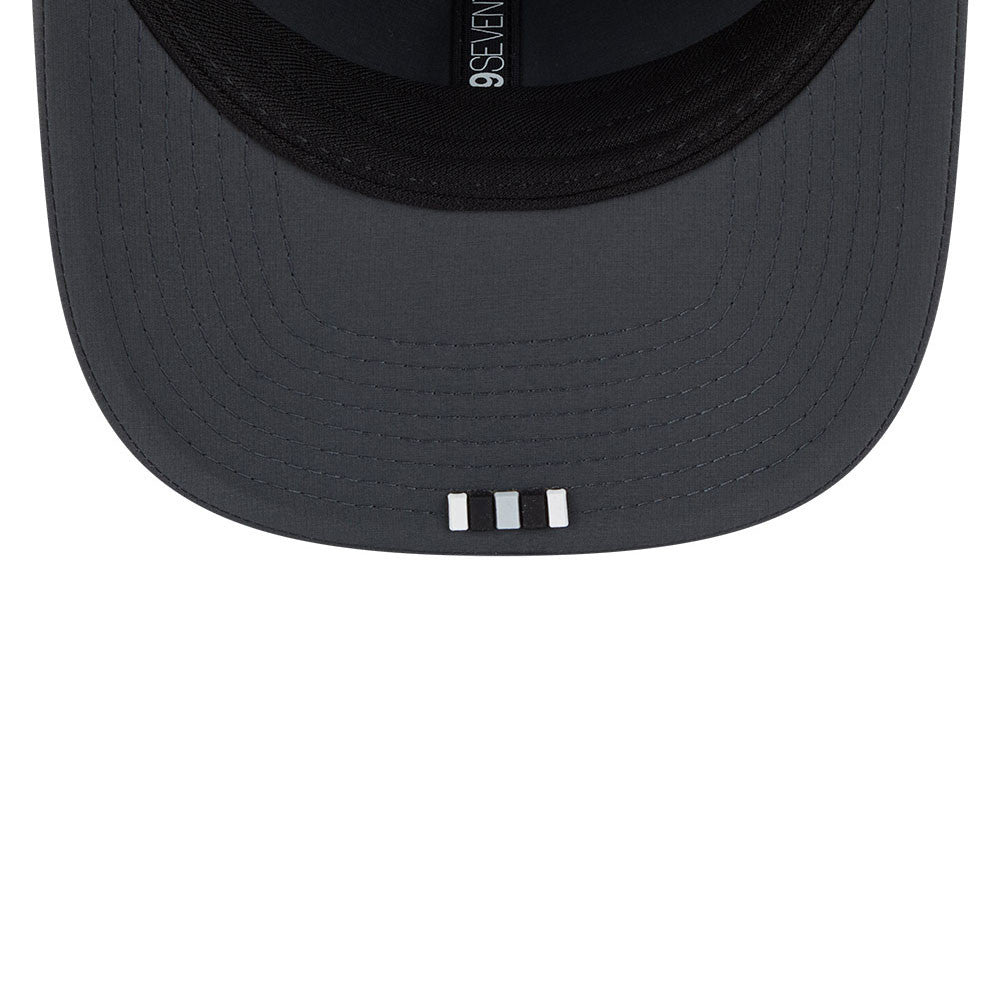 Men's Las Vegas Raiders New Era Graphite 2025 Sideline 9SEVENTY Cold Adjustable Hat