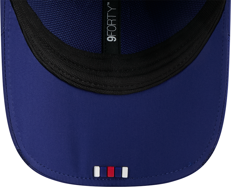 Men's NFL Shield New Era Blue 2025 NFL Sideline Heat 9FORTY M-Crown Adjustable Hat