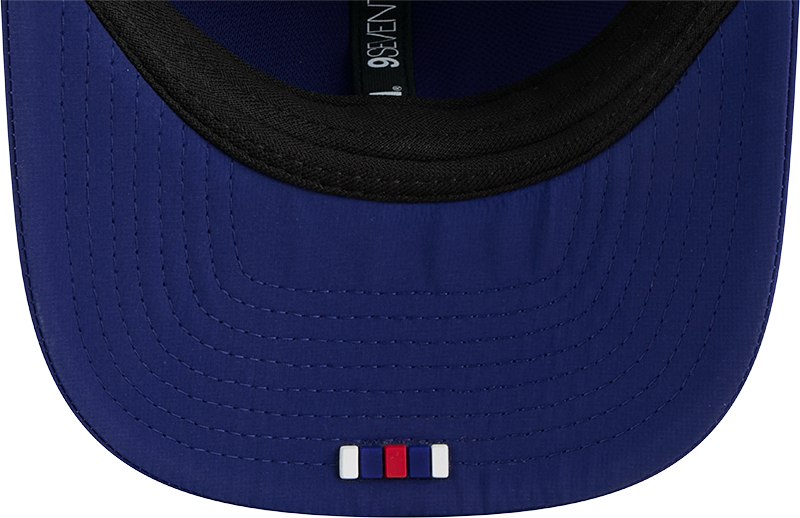 Men's NFL Logo New Era Royal 2025 Sideline 9SEVENTY Trucker Adjustable Hat