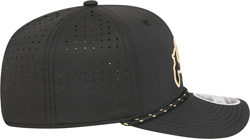 Colorado Buffaloes New Era Black Rope 9SEVENTY Stretch-Snap Adjustable Hat