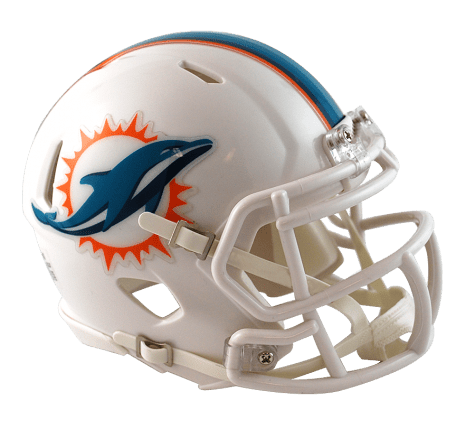 Miami Dolphins Speed Mini Football Helmet