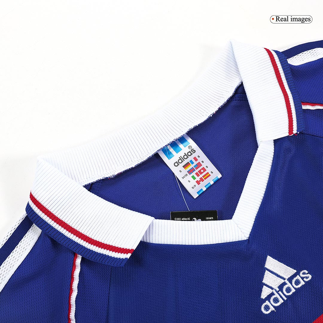 Retro HENRY #12 1998 France Home Football Shirt
