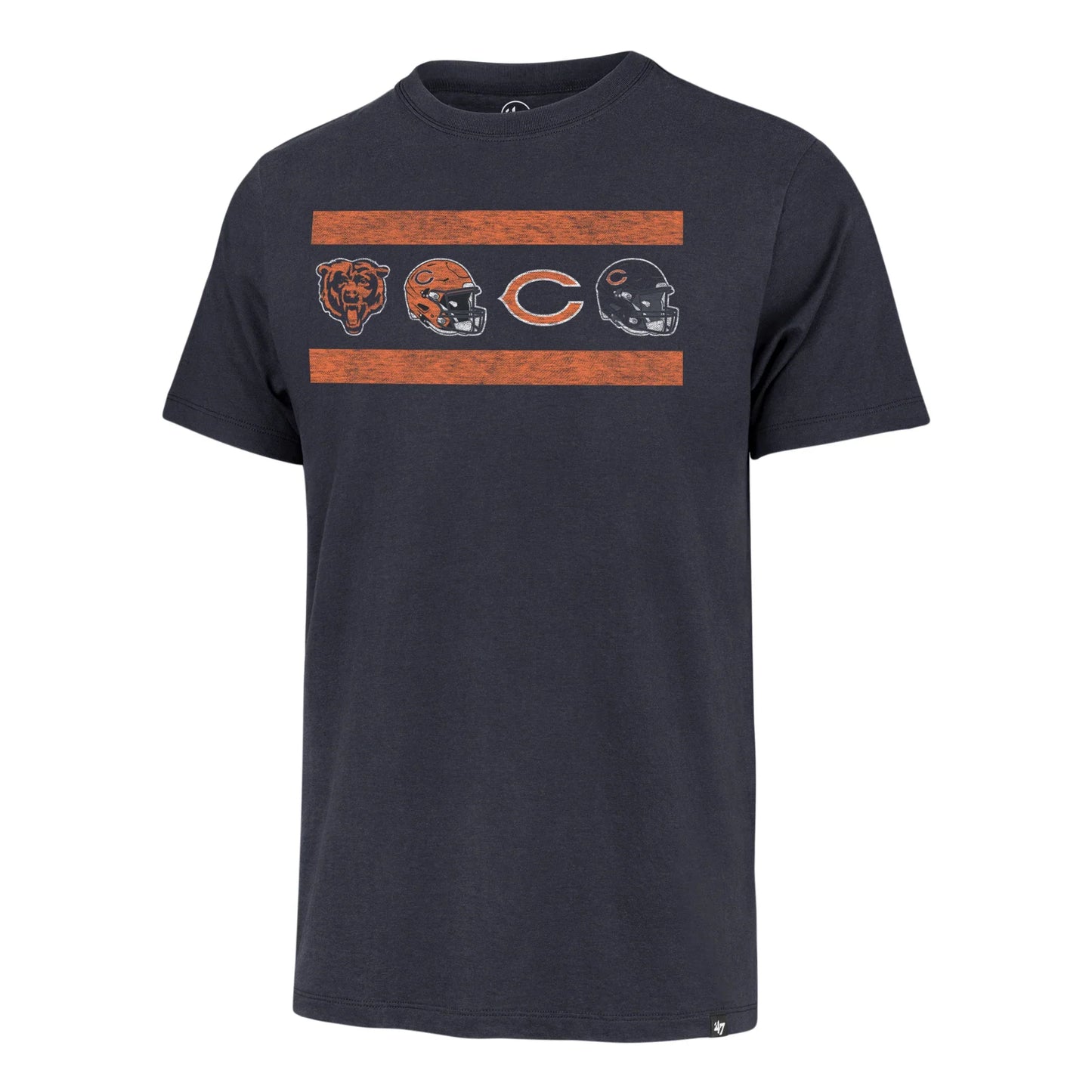 Men's Chicago Bears Multi Logo Navy Regional Club Tee
