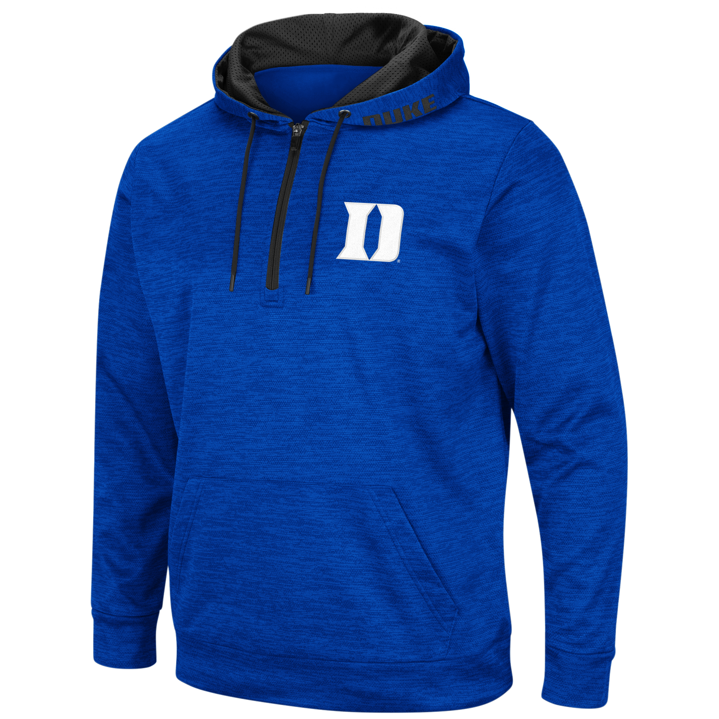 Men's NCAA Duke Blue Devils Wonder Marled 1/4 Zip Hoodie By Colosseum Athletics