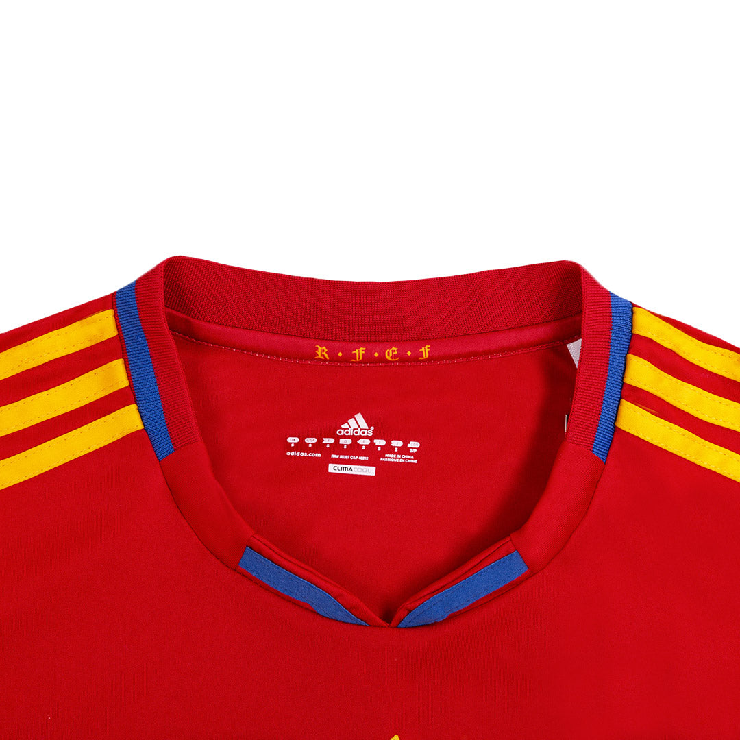 Retro SILVA #21 2010 Spain Home Football Shirt