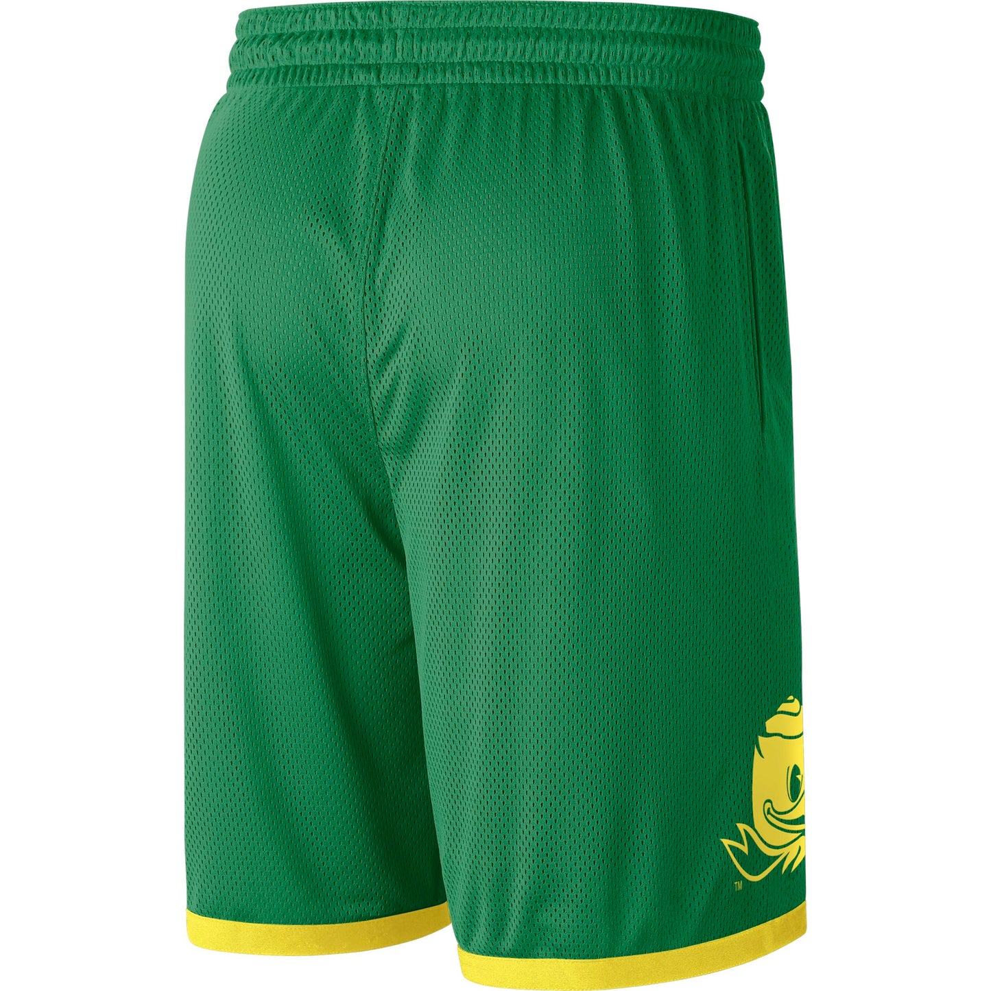 Mens Oregon Ducks Nike Apple Green Mesh Shorts
