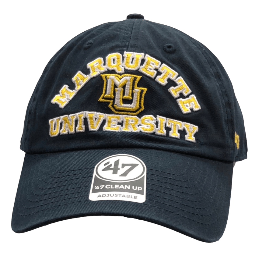 Marquette Golden Eagles Clean Up '47 Brand Arch Navy Adjustable Hat