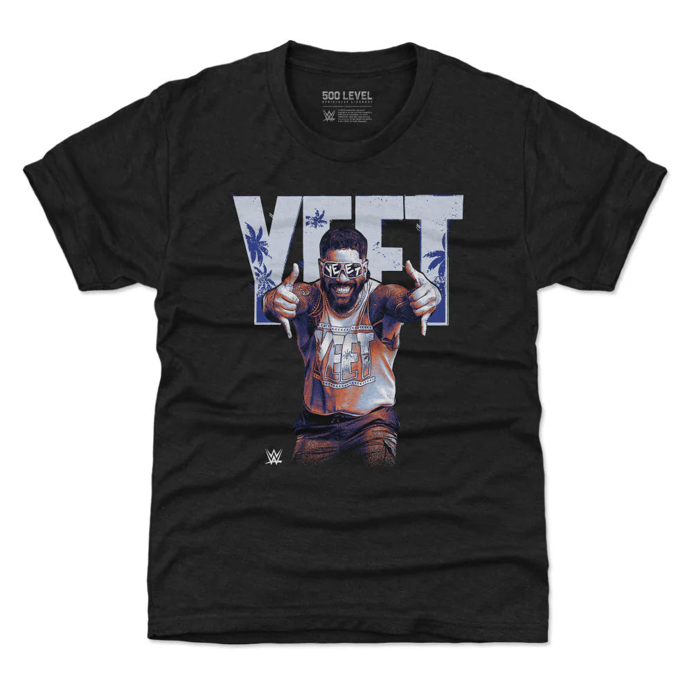 Youth WWE Jey Uso YEET Black Tri-Blend T-Shirt
