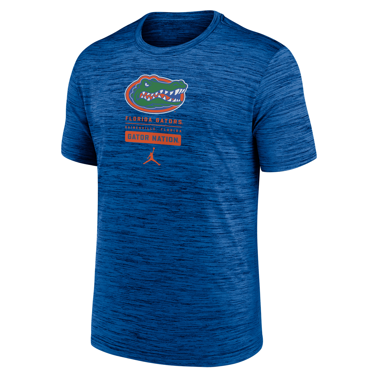 Florida Gators Nike Blue Jumpman Center Block T-Shirt