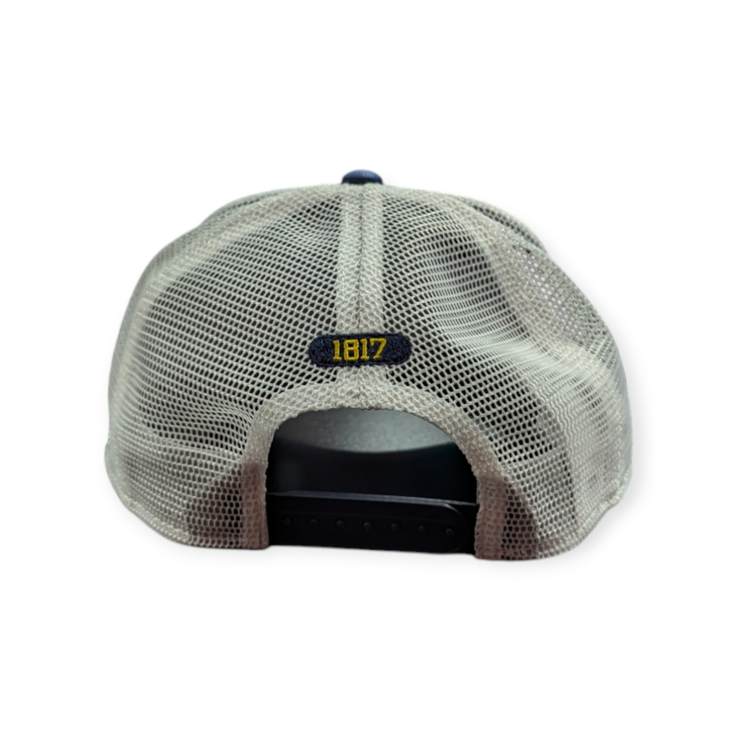 Michigan Wolverines Nike Navy Rise Trucker Crest Adjustable Hat