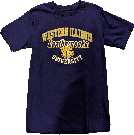 Mens Western Illinois Leathernecks Maroon Campus One T-Shirt